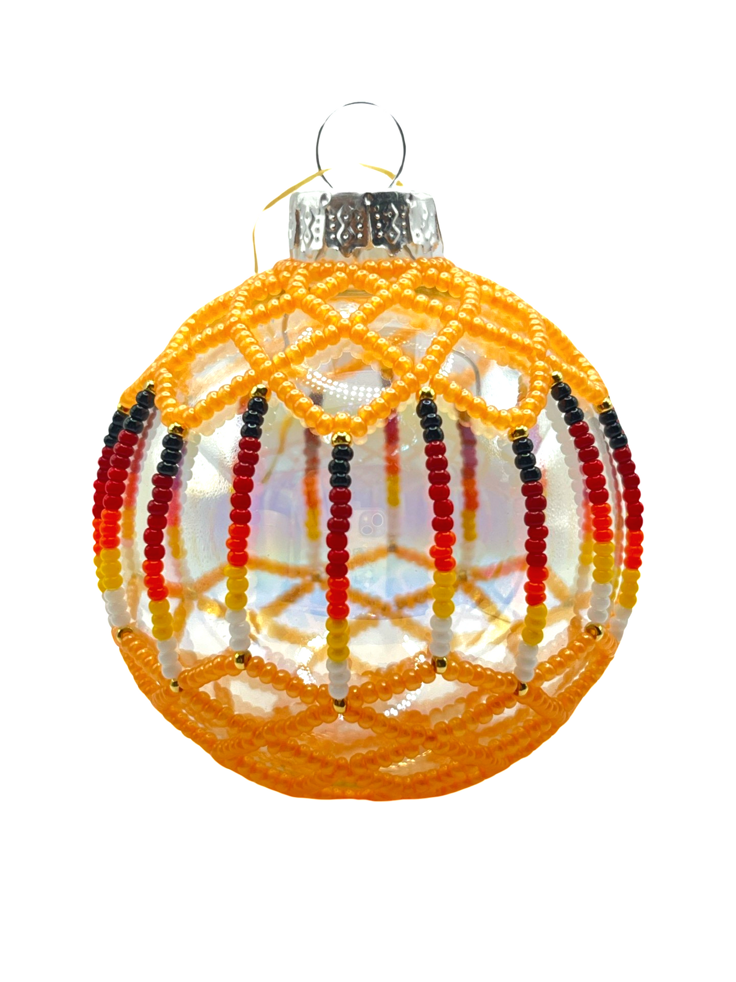 Orange Dream Beaded Ornament