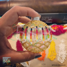 Load image into Gallery viewer, CUSTOM Beaded Ornament