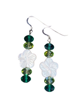 Load image into Gallery viewer, Mother of Pearl Flower Drops