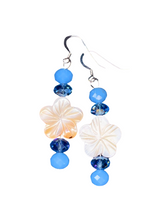Load image into Gallery viewer, Mother of Pearl Flower Drops
