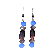 Load image into Gallery viewer, Pine Nut Beaded Earrings Cone Drop No. 2