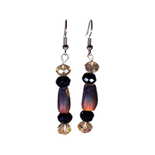 Load image into Gallery viewer, Pine Nut Beaded Earrings Cone Drop No. 2
