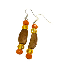 Load image into Gallery viewer, Pine Nut Beaded Earrings
