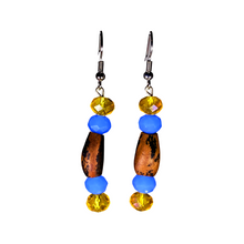 Load image into Gallery viewer, Pine Nut Beaded Earrings Cone Drop No. 2