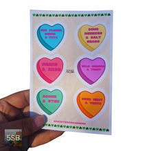 Load image into Gallery viewer, Conversation Heart Stickers
