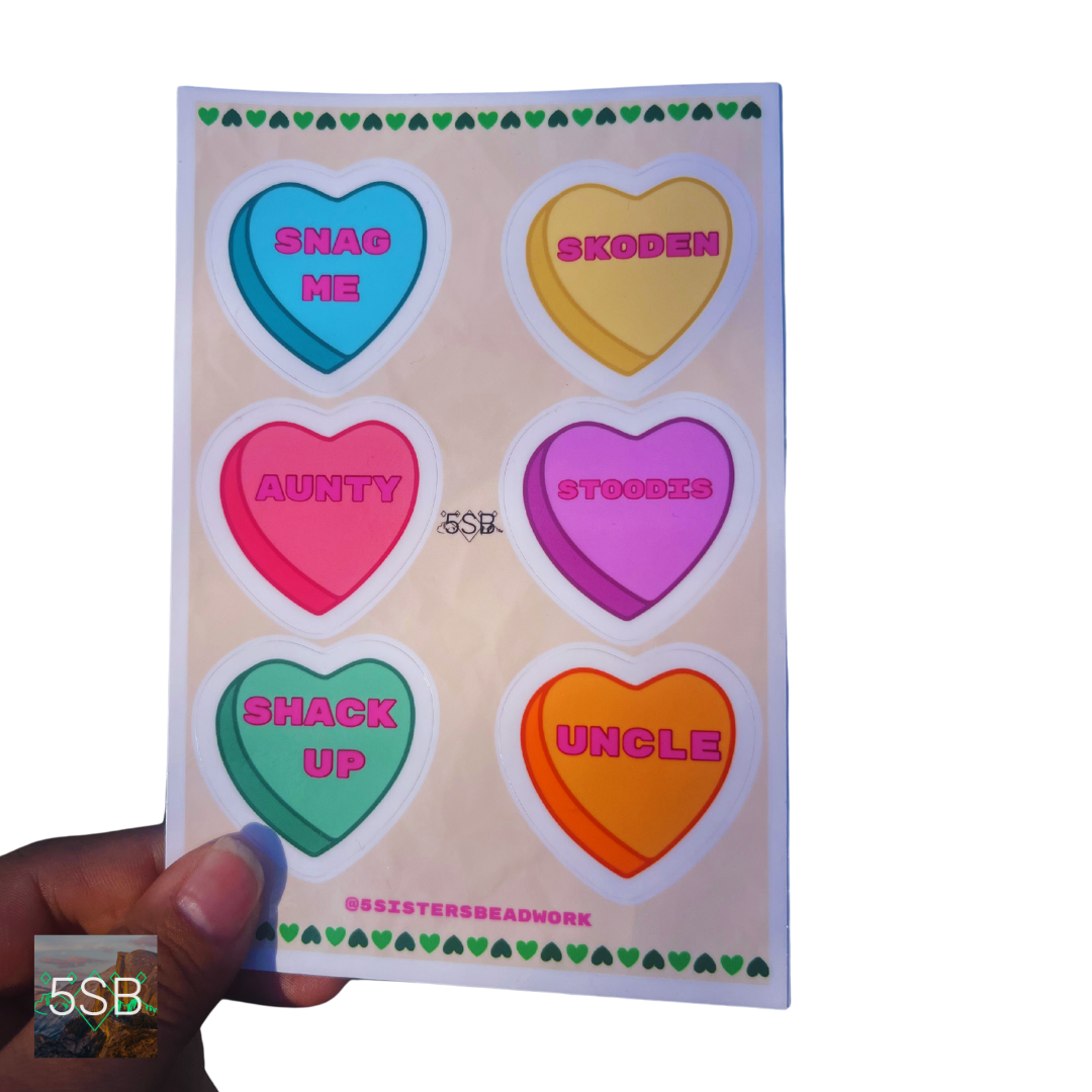 Conversation Heart Stickers