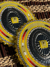 Load image into Gallery viewer, Yellow Concho Earrings
