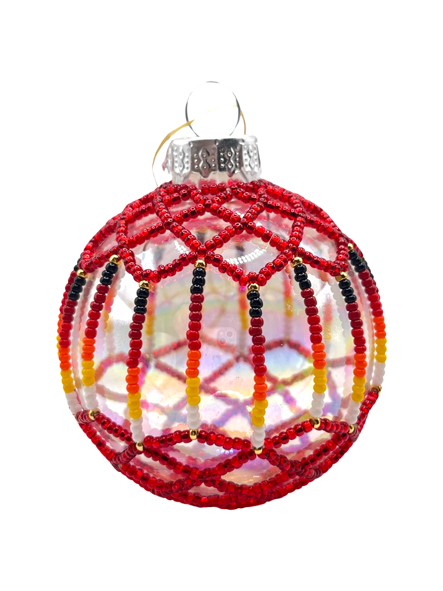 SL Red Beaded Ornament