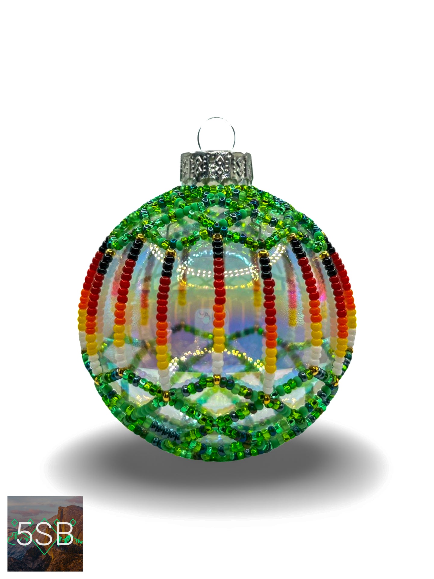 Water Cress Beaded Ornament