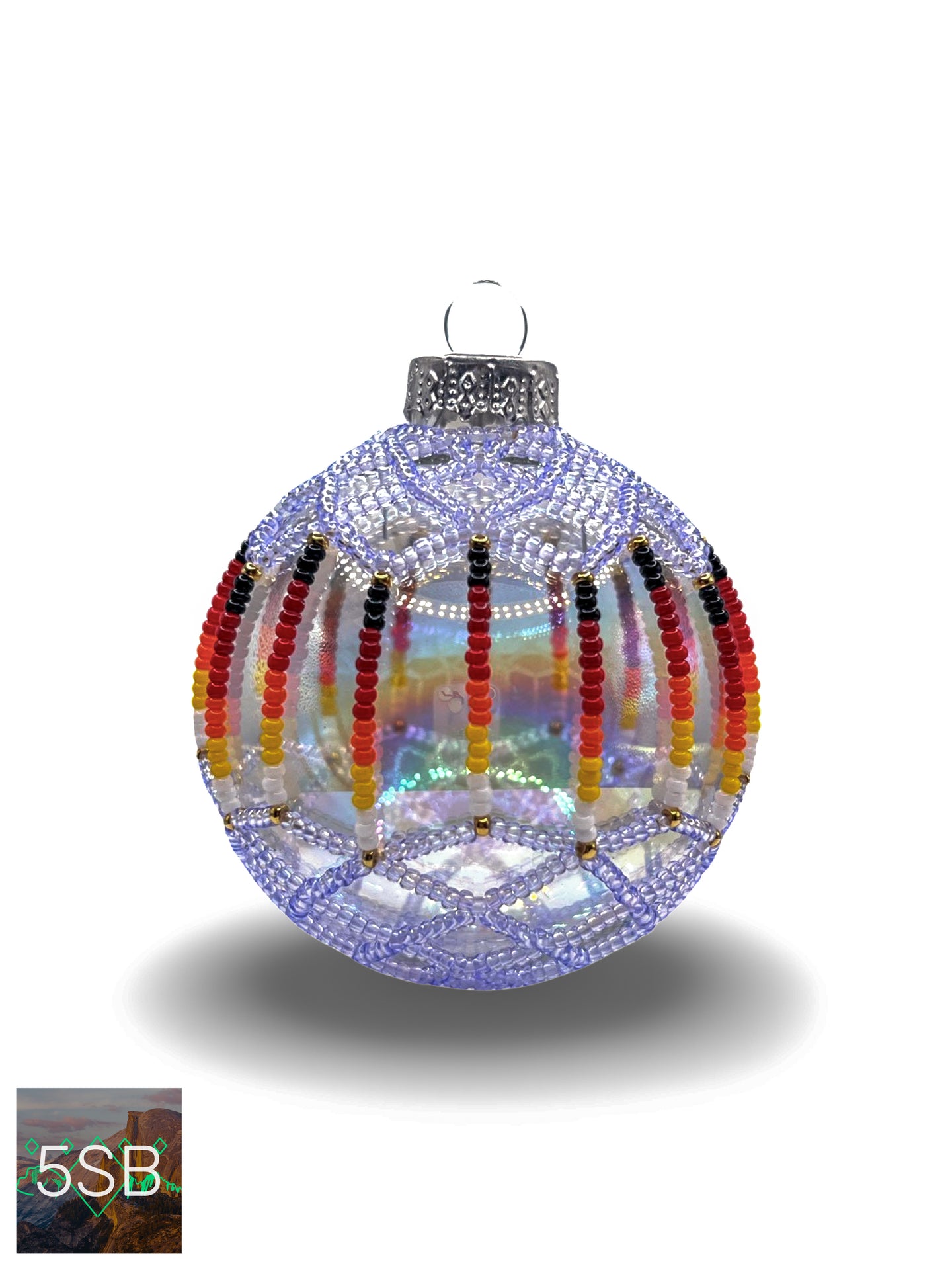 Lupin Beaded Ornament