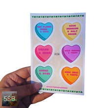 Load image into Gallery viewer, Conversation Heart Stickers
