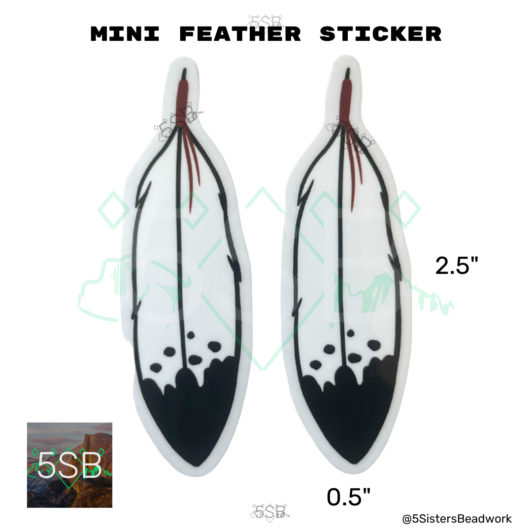 Mini Feather Sticker