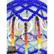 Load image into Gallery viewer, Royal Blue Beaded Ornament
