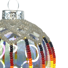 Load image into Gallery viewer, Grey Opal Beaded Ornament
