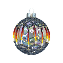 Load image into Gallery viewer, Gun Metal Beaded Ornament
